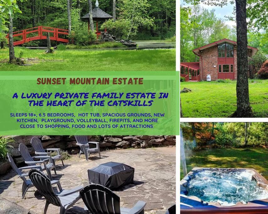 Sunset Estate In The Catskills 몬티첼로 외부 사진